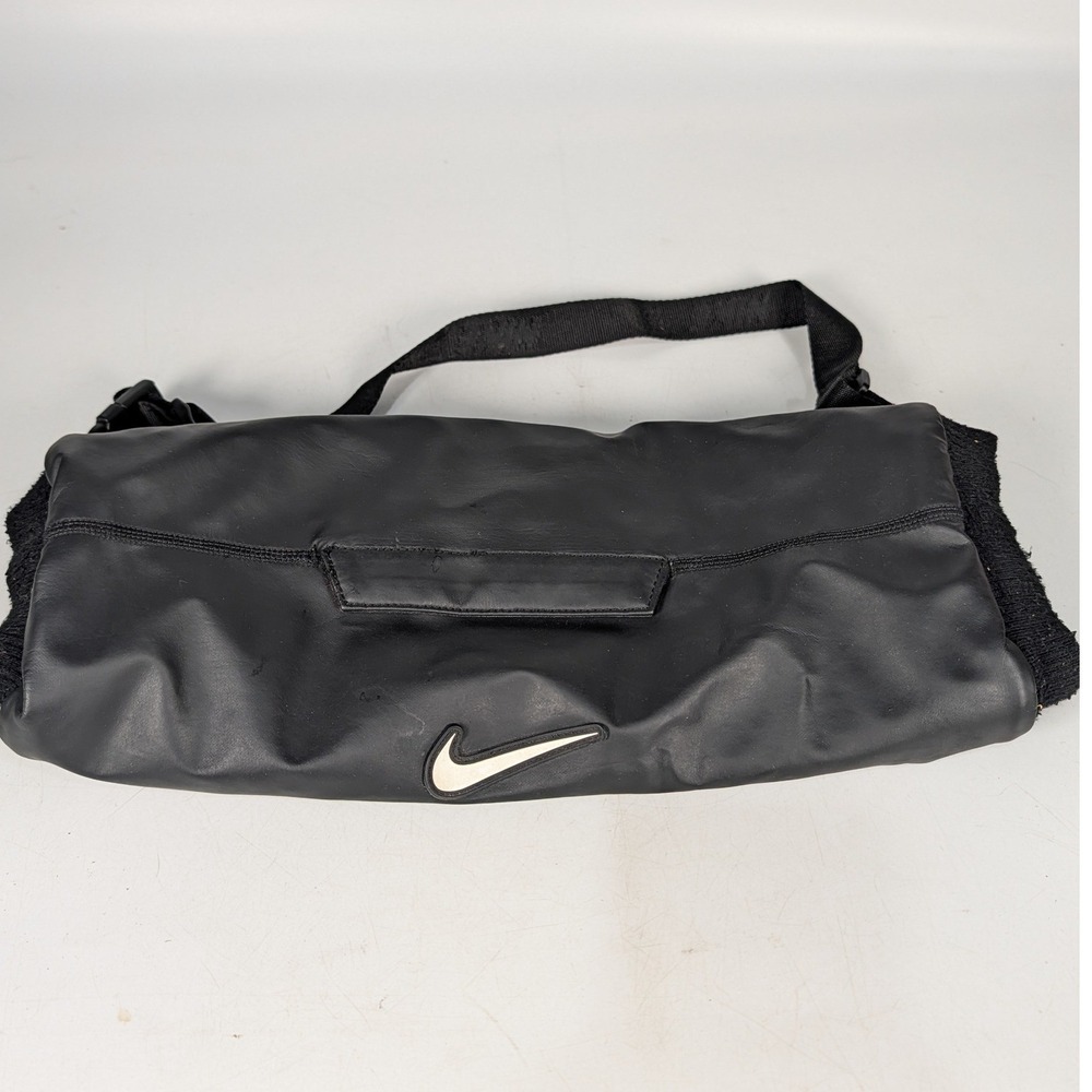 Nike Therma-FIT Football Hand Warmer Black Adjustable Strap Zippered Pocket